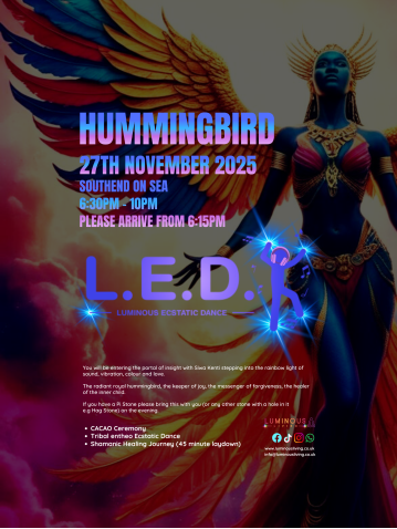Luminous Ecstatic Dance LED | Cacao Ceremony & Shamanic Healing