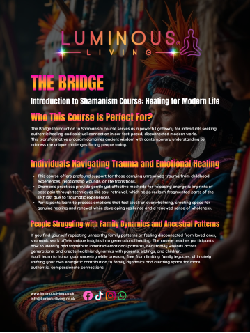 The Bridge: Premium Shamanic Healing | 2-Day Sacred Journey | Integrative Healing and Training Course