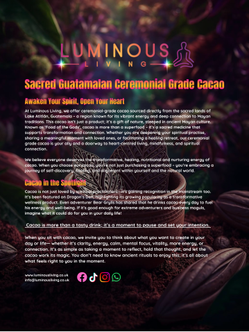 Premium Ceremonial Cacao from Guatemala - 454g or 908g