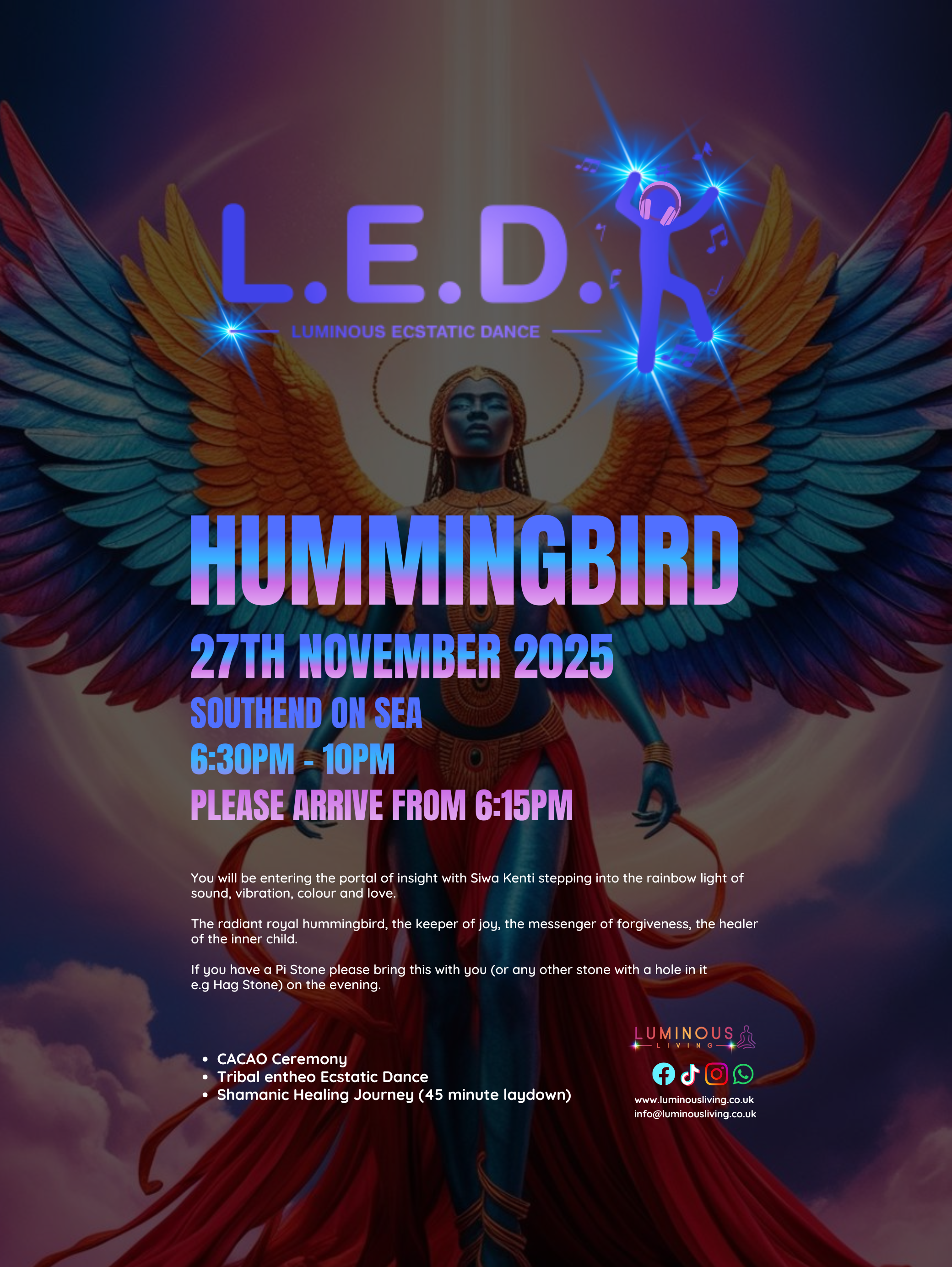 L.E.D. Luminous Ecstatic Dance Journeys
