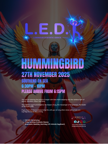 Luminous Ecstatic Dance LED | Cacao Ceremony & Shamanic Healing